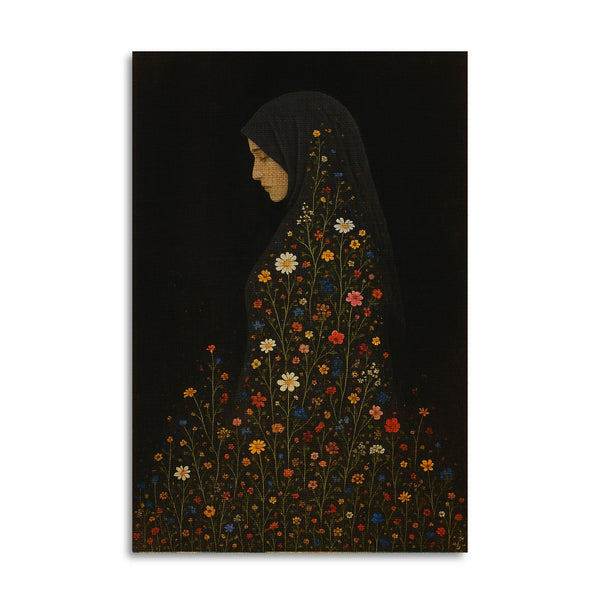 La femme fleuris